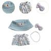Набор кукольной одежды из 4 предметов, платье, наряды, ожерелье, милый костюм для кукол 15 см