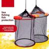 Thickened Woven Fish Shrimp Basket Storage Bag Mesh Landing Bucket Anti-jump Net Lobstering