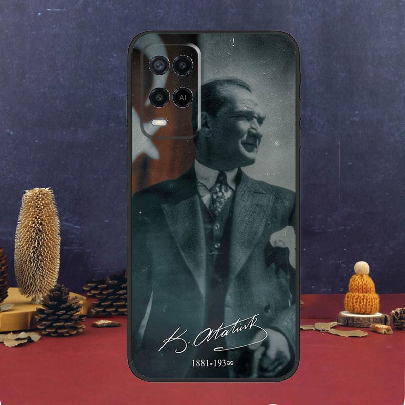 Турция Мустафа Кемаль Ататюрк Чехол Для Oppo A80 A60 A40 A78 A98 A58 A38 A18 A54 A74 A94 A96 A76 A16 A15 A17 A57 A5 A6 Pro