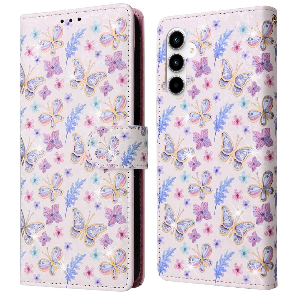 For Samsung Galaxy A35 5G Leather Case RFID Blocking Card Slots Phone Cover