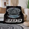 BBS Wheel Rim Decal Sticker Car Truck SUV Window Laptop Computer MacBook Air ProBlanket Flannel Throw Blanket for Sofa, Bed, Travel, Camping