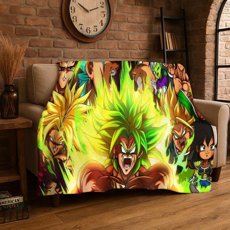 Ретро Аниме D-Dragon Ball Мультфильм Игра Мягкое Фланелевое Плед-Одеяло, Уютное Одеяло для Кровати, Дивана, Софы, Спальни, Гостиной, Путешествий, Ребенка