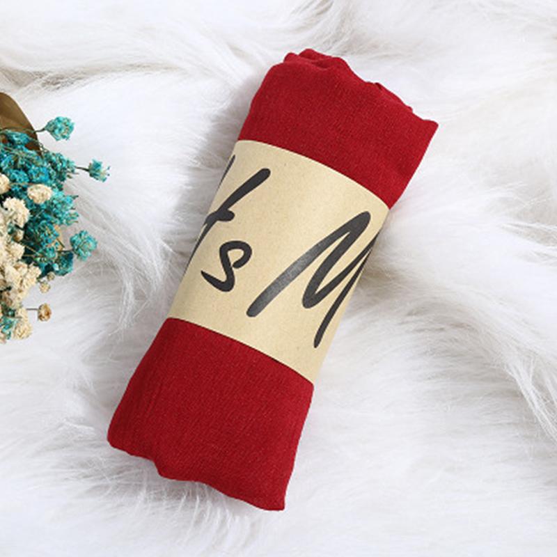 Женский ветрозащитный шарф в национальном стиле, шали, накидки, однотонные хлопковые теплые шарфы, зимний весенний подарок