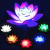 Artificial Lotus-Shaped Changed Floating Flower Led Lamps Water Pool Wishing Light