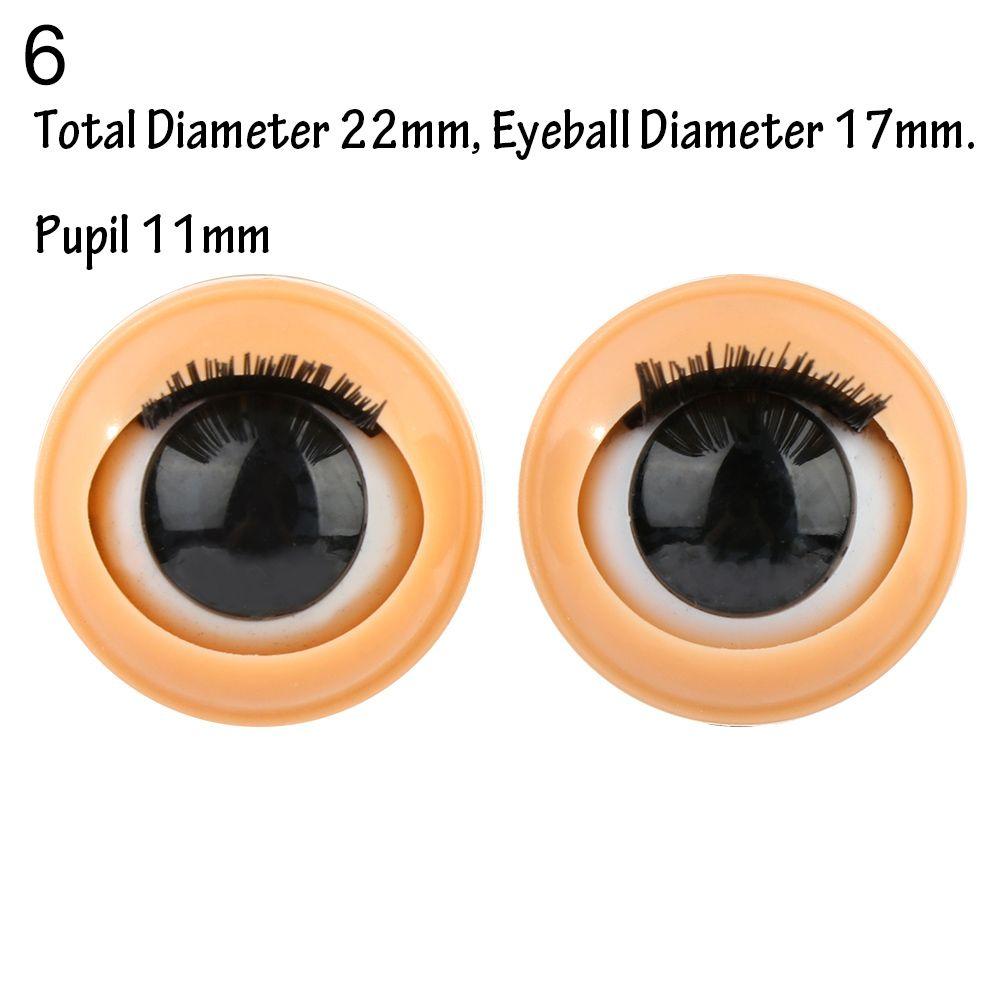 Аксессуары для кукольных глаз Моделирование активного глазного яблока с ресницами Кукольные вращающиеся глазные яблоки своими руками Кукольные глаза