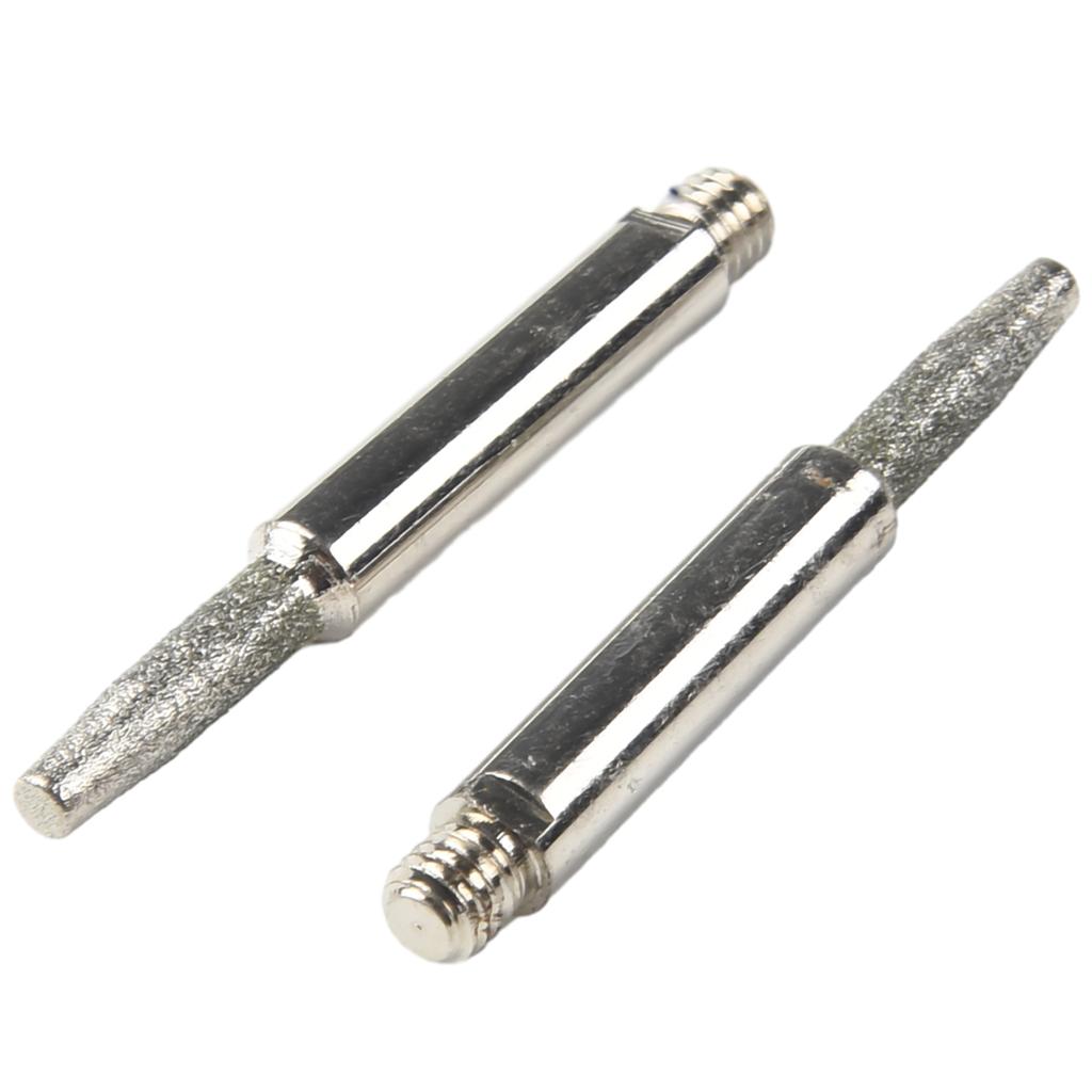 5 шт./лот Точилка для цепной пилы Цилиндрическая борфреза 4 4,8 5,5 мм Запчасти Шлифовальная головка Точилка для цепной пилы Камень Напильник Шлифовальный инструмент