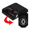 2026 Hot For Renault Hub Caps 1/2pcs LED Car door universal projector high-definition welcome lights For Renault Clio Laguna 2 M