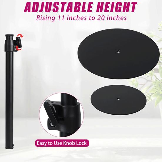 Регулируемые подставки для растений для внутренних горшков 11,4-19,6"/17-32" Наполнитель-вставка для кашпо для