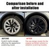 4 шт. Колпаки на ступицу для Tesla Model Y Juniper 20-дюймовые 2025 Колесные колпаки Замена для Performance Helix 2.0 Колеса Полные аксессуары для дисков