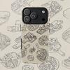 Clmj Красочный Чехол для Телефона с Пятнышками для IPhone 17 17e 16e 16 15 14 13 12 11 X XS XR XSMAX 8 Air Pro Max Plus Двухслойная Задняя Крышка