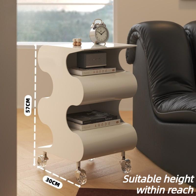 Передвижные журнальные столики Прикроватная тумбочка для гостиной Креативная тумбочка для хранения в спальне Мебель для хранения на балконе