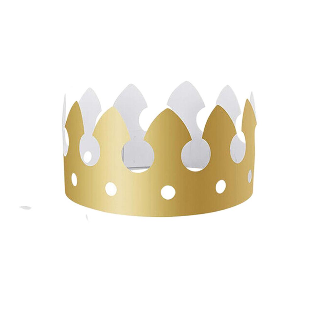 20 шт. Экологичные бумажные короны на день рождения для взрослых и детей, для праздников, ассорти цветов, безопасный дизайн