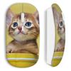 Беспроводная мышь - Котенок - Желтая - USB-ключ в комплекте - Совместима с Mac и ПК - WiFi