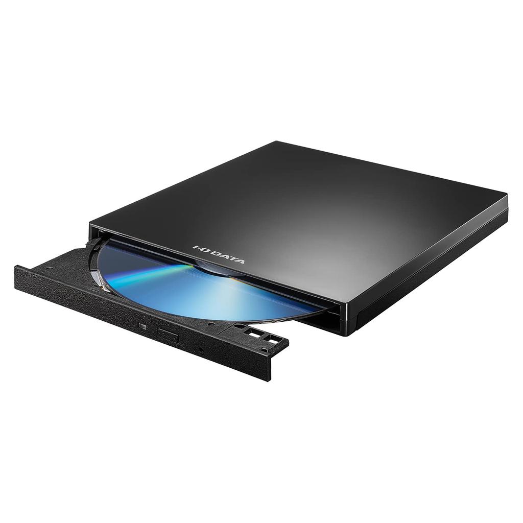 DATA Portable DVD Drive with Storage Software A Compatible with Bus Powered Black I-O Type-C/USB Win/Mac DVRP-UC8K