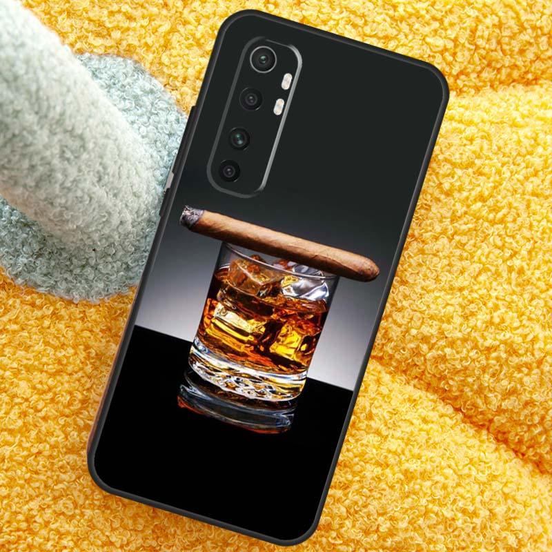Кейс для напитков с виски и льдом для сигар для Xiaomi 15T 14T 13T 14 15 Ultra 17 Pro Max Чехол для POCO F8 F7 F5 F6 X5 X6 X7 Pro