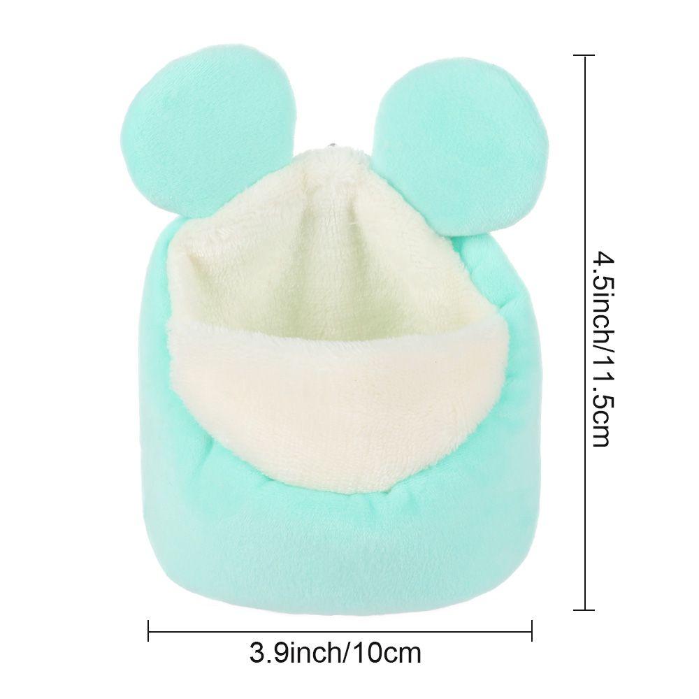 Мягкий флисовый кролик мини-гнездо хомяк спальная кровать домик для мелких животных морская свинка коврик теплая подстилка