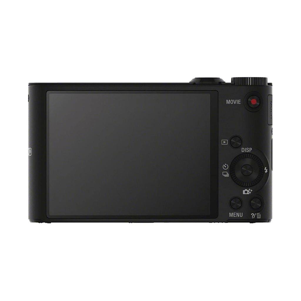 Sony Цифровая камера Cyber-shot WX350, 20-кратный оптический зум, Черная, (DSC-WX350-B)