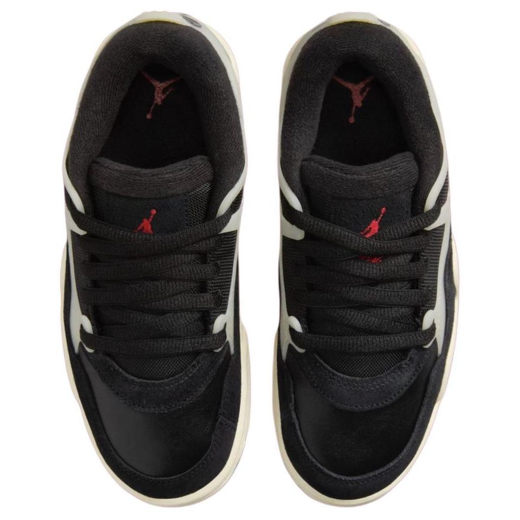 Air Jordan 4 RM Black Sail мужские кроссовки Coconut-Milk Gym-Red FQ7939-006
