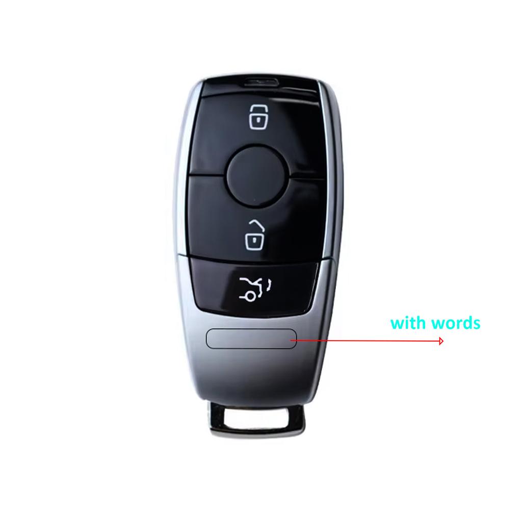 3 4 Bottons Car Key Fob Case Shell Housing for Mercedes Benz A C E S G Class GLC CLE CLA GLB GLS W177 W205 W213 W222 X167 AMG