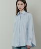 HARDCORE HAPPINESS Cotton Logo Pocket Shirts_Sky Blue