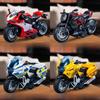 Metal Motorcycle Model With Music Function For Childrens Gift And Collection