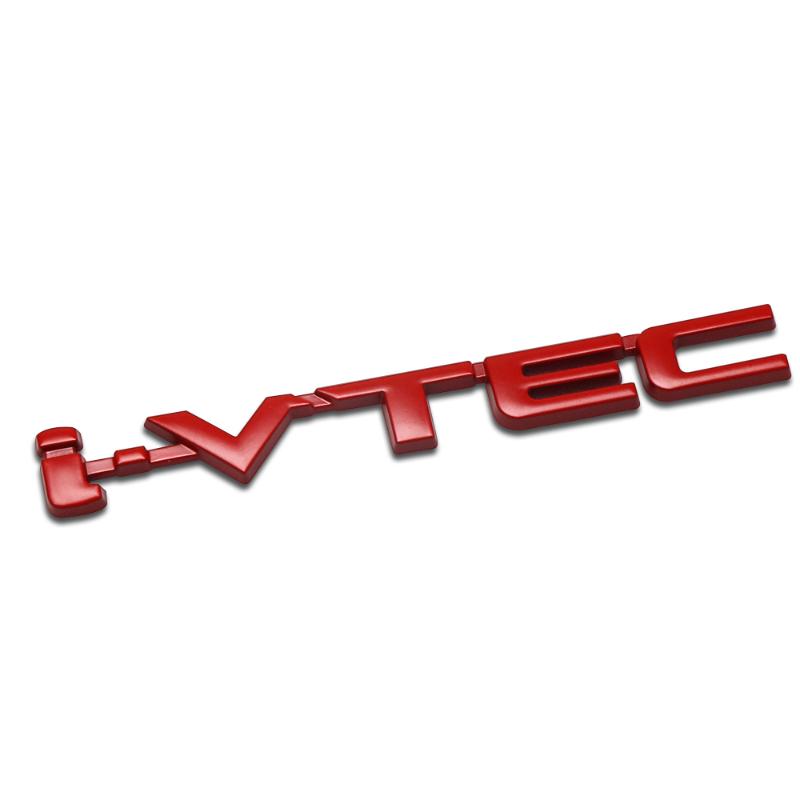 Стайлинг автомобиля 3D металлический логотип I-vtec авто наклейки на задние боковые крылья багажника для INSPIRE CR-V UR-V Fit VTEC Modulo