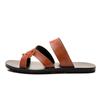 Fashion Men Shoes Fashion Summer Men Shoes Vintage Italian Flats Casual Non-slip Beach Sandals Leather Flip Flop Slippers Flats Sandals