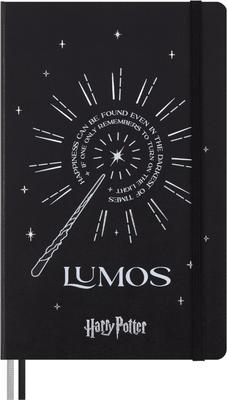 Подарочный набор Moleskine Гарри Поттер, блокнот Lumos, ручка-роллер Kaweco, твердая обложка, большой формат, линовка в линию, LEHP23QP060LUM