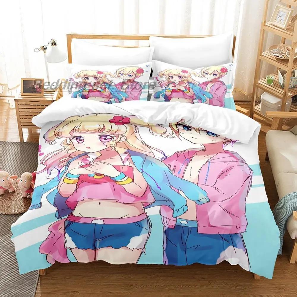 Idol Time Pripara Комплект постельного белья Single Twin Full Queen King Size Комплект постельного белья Aldult Kid Bedroom Duvetcover Sets 3D Anime Комплект постельного белья