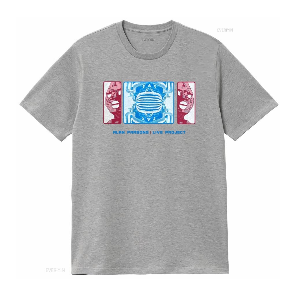 Vintage 90s Alan Parsons Live Project Concert Tour T Shirt Available in S 5XL vintage Washed Versatile homme Stylish Stretched