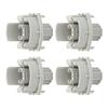 4 Pcs Brake Taillight Socket Bracket 34102 S60 003 License Plate Light Bulb Housing for Accord Civic CR‑V Fit Odyssey