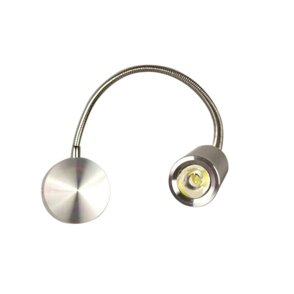 360-Degree Rotating Led Wall Light 3W 200Lm Warm White Aluminum Flexible Arm Lamp Bedroom Study Desk Home Decoration Light