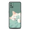 Чехол для телефона для Oneplus 13R 12R 13 12 10T 10R Nord N100 N200 N10 10 9 9R 9RT CE 2 Z Pro 5G Мягкий ТПУ чехол Мультяшный кот Fundas Сумки