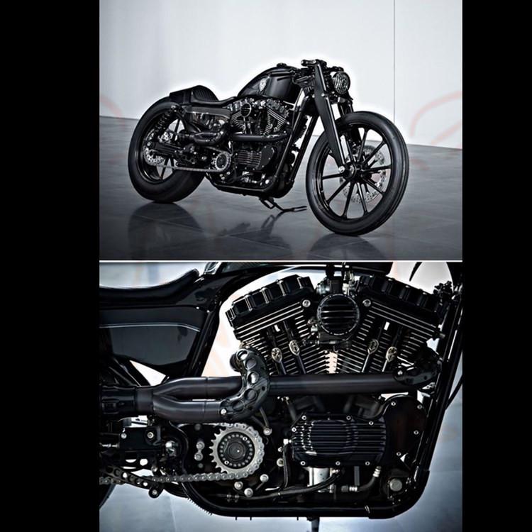 Ретро Аэродинамический Фильтр Воздуха CNC Алюминиевый для Мотоциклов Harley XL883/1200 X48