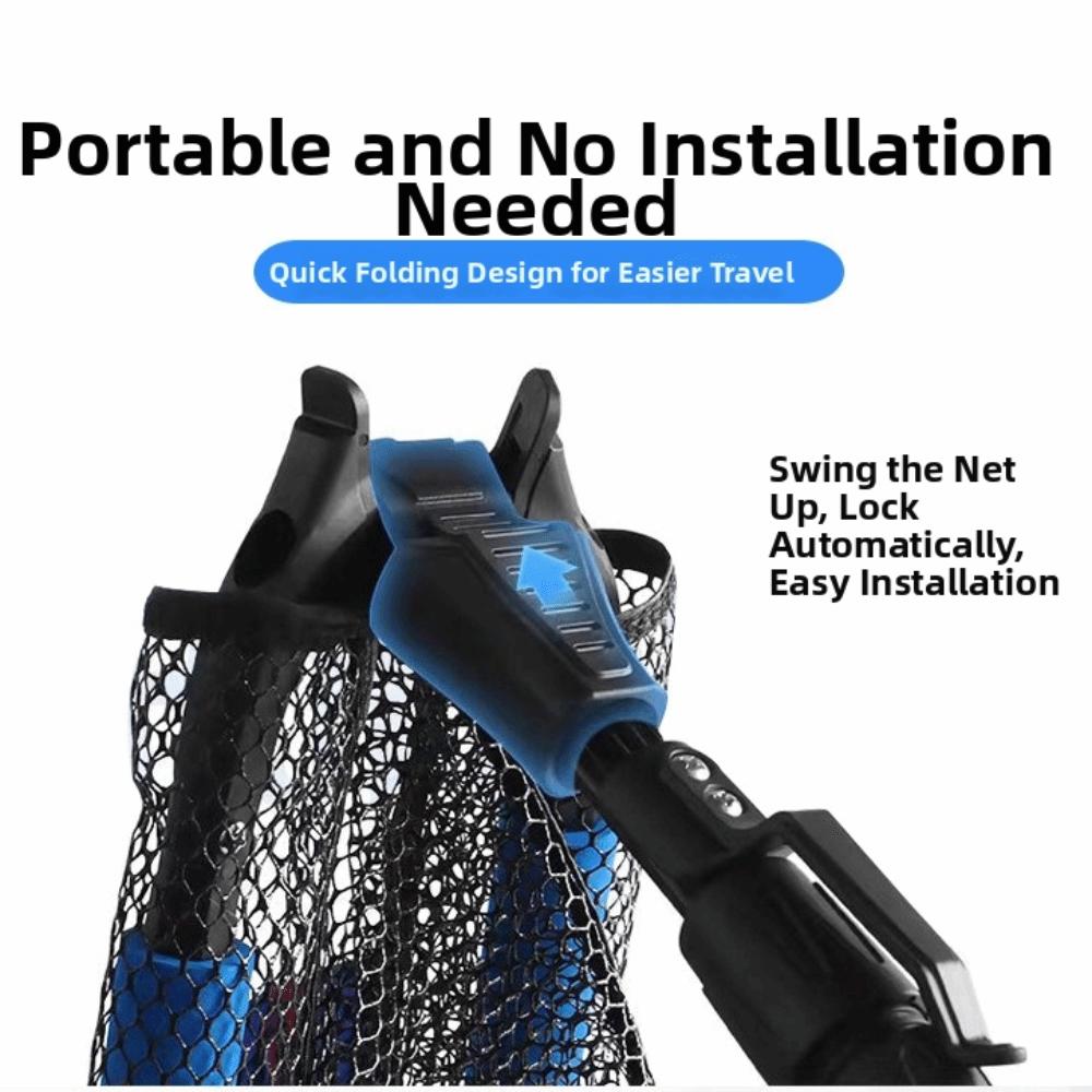Aluminium Alloy Foldable Fishing Net Floating Retractable Handle Ne  Fishing Accessories
