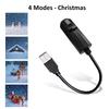 Светодиодный рождественский проекторный свет USB 5 В Ночник Атмосфера 4/10 режимов переключаемая проекция узоров для Санта-Клауса Снеговика Лося