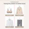 10 шт. Нескользящая стойка для хранения в шкафу, экономящая место, вешалки для одежды, прочная сушилка, ткань