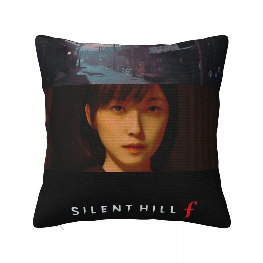 Наволочка Silent Hill F Игра Узор Хинако Чехол на подушку Новинка Наволочка для стула Дивана Домашний Декор Наволочки