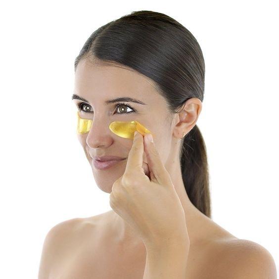 5 пар 24K Gold Collagen Eye Mask Антивозрастные патчи для глаз с гиалуроновой кислотой под маской для глаз