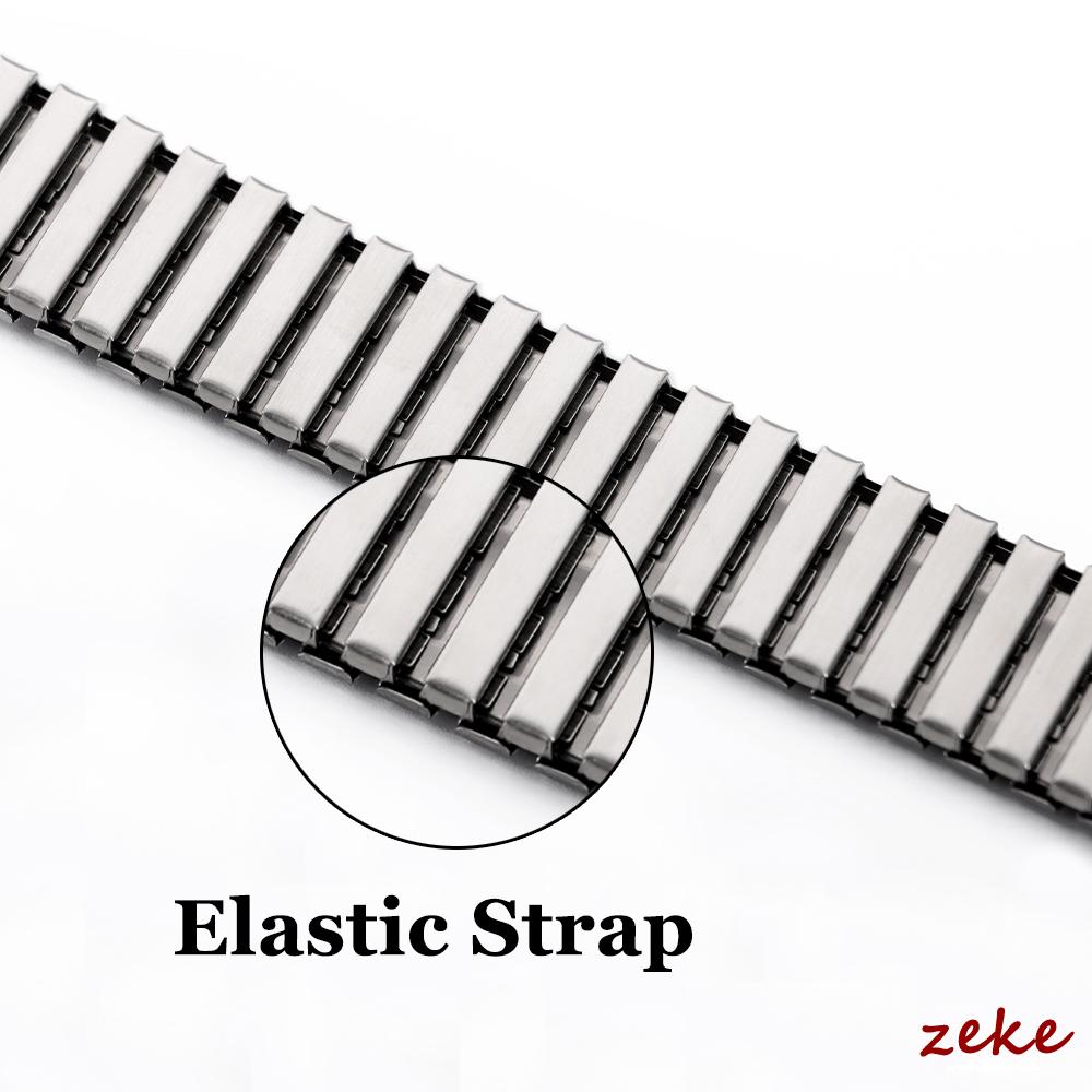 17 мм 20 мм Эластичный металлический ремешок для часов для ремешка для часов Swatch Растягивающийся расширяющийся ремешок для часов из нержавеющей стали Мужской женский браслет Аксессуары