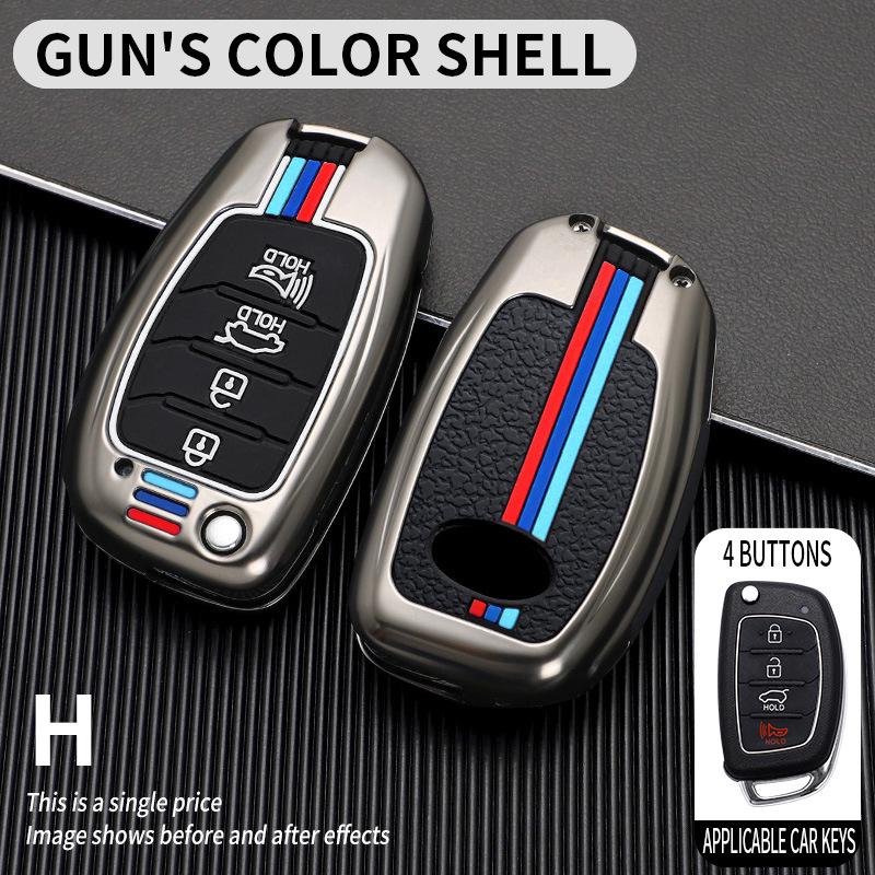 Чехол для ключа Hyundai для ix35, ix25, Mistra, Elantra, Reina, Tucson, сумка для ключа с пряжкой