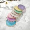 Irregular Multi Colour Resin Jewellery Tray Home Storage Desktop Clutter Ring Necklace Organis Nail Art Palette Randomly Send Co