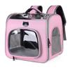 Breathable Mesh Pet Carrier Backpack Portable Dogs Tote Safe Cats Carrying Case  Walking