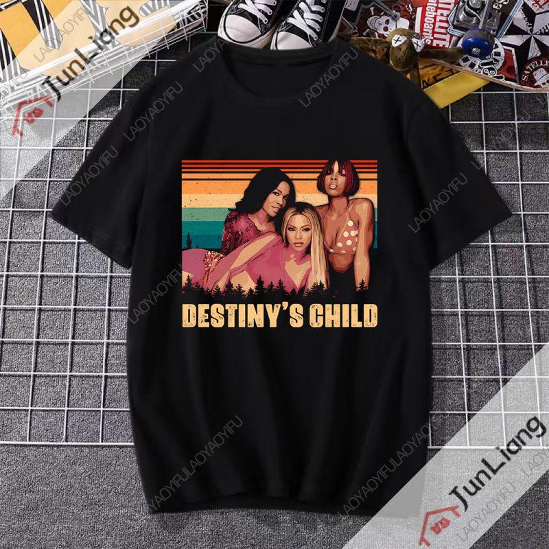 Destinys Child TShirt graphics clothes summer tops shirts for men Fashionable casual relaxed streetwear for both men and women