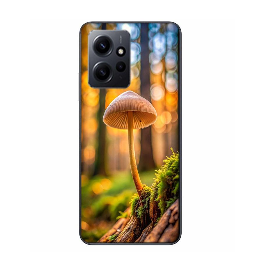 Fungal Aesthetics Phone Case For Redmi 12 13C 12C 15C 9 10 10C Note 13 Pro Plus 14 15 Pro 9T 9C 9A TPU Soft Cover Clear Cell Cas