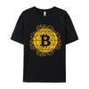 Футболка с криптовалютой Bitcoin Повседневные Топы Рубашка 2024 Популярный Дизайн Топы Футболки BTC Трейдер Монет BTC Для Унисекс Футболка