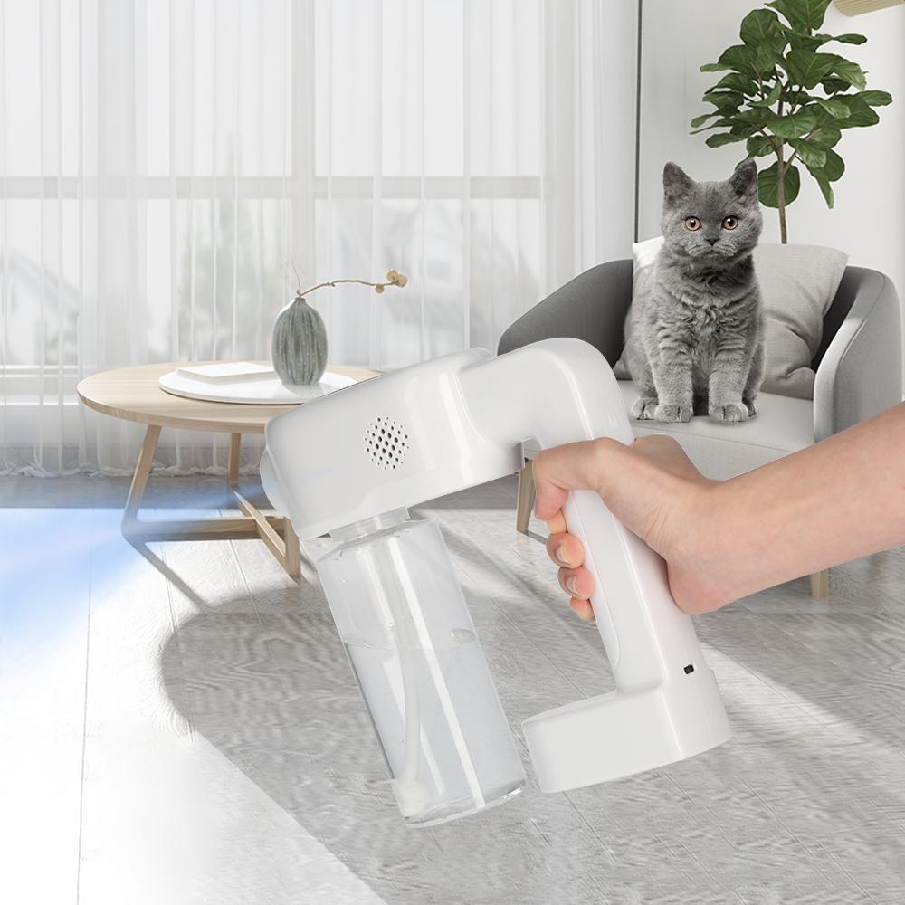 Нано-распылитель-распылитель, беспроводной синий луч, портативный перезаряжаемый дезинфицирующий туманообразователь