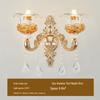 European Zinc Alloy Crystal Chandelier for Living Room, Bedroom, or Restaurant