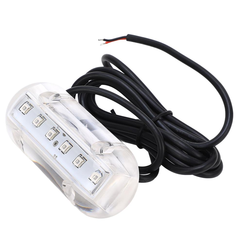 Blue LED Underwater Light IP68 Waterproof Marine Lighting Lamp for Boat Yacht DC12V 1.1W 18LM