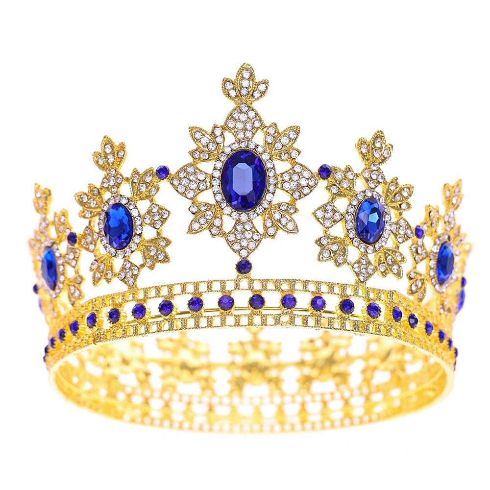 Luxury Bridal Princess Crown Sparkling Rhinestone Diadem Beautiful Women Hair Hoop Birthday